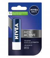 NIVEA MEN Балсам за устни Active for men 4.8, гр.