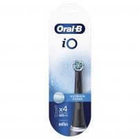 ORAL-B IO ULTIMATE CLEAN BLACK Резервни накрайници за електрическа четка за зъби, 4 бр.