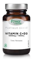 POWER OF NATURE PLATINUM Витамин C 1000 мг + D3 1000 iu, 30 табл.