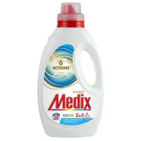 MEDIX COLOR 2in1 Течен перилен препарат за цветни тъкани с омекотител, 20 пранета