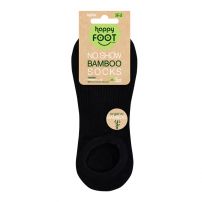 HAPPY FOOTTOPIA PREMIUM NO SHOW Терлици бамбук черен, 39-42
