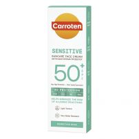 CARROTEN Слънцезащитен крем за лице за чувствителна кожа SPF50+ , 50 мл