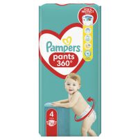 PAMPERS PANTS JUMBO PACK Бебешки гащички за еднократна употреба Maxi размер 4, 9-15кг., 52бр.