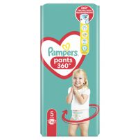 PAMPERS PANTS JUMBO PACK Бебешки гащички за еднократна употреба Junior размер 5, 12-17кг., 48 бр.