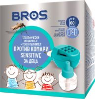 BROS Детски електрически изпарител против комари+ течен пълнител, 40 мл.