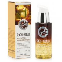 ENOUGH Premium Rich Gold Intensive Pro Nourishing Ampoule Възстановяваща ампула за лице със златни частици, 30мл.