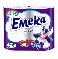 EMEKA PARADISE Тоалетна хартия, 3 пл./ 4 бр.