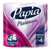 PAPIA Platinum Кухненска ролка, 4 пл./ 2 бр.