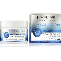 EVELINE CREAM-AMPOULE HYALURON Дневен/Нощен крем за лице - Дълбока хидратация, 50 мл.