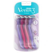 GILLETTE VENUS Еднократна самобръсначка 3 Colors, 4 бр./ оп.