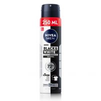 NIVEA MEN INVISIBLE ON BLACK & WHITE ORIGINAL  Део спрей мъжки XL, 250 мл.