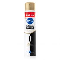 NIVEA INVISIBLE ON BLACK & WHITE SILKY SMOOTH  Део спрей дамски XL, 250 мл.