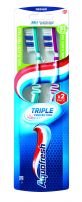 AQUAFRESH TRIPPLE PROTECTION Четка за зъби 1+1 бр.