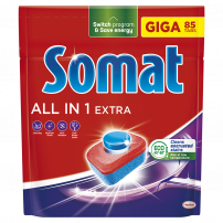 SOMAT AiO Extra Таблетки за съдомиялна, 85 бр.