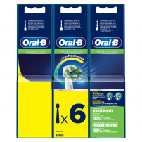 ORAL-B CROSS ACION Накрайници за електрическа четка, 6бр./оп.