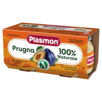 PLASMON Плодова закуска Слива, 6М+2Х80Г