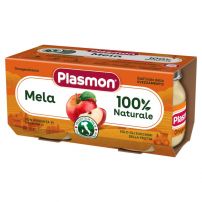 PLASMON Плодова закуска Ябълка, 6М+2Х80Г