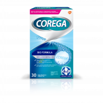 COREGA BIO FORMULA 4В1 Почистващи таблетки за протези, 30 бр.