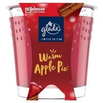 GLADE Warm apple pie Ароматизирана свещ, 112 гр.