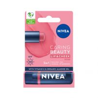 NIVEA Caring Beauty Rose SPF 30 Балсам за устни, 4,8 г.