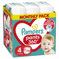 PAMPERS Pants Пелени-гащички Размер 4, 9-15 kg, 176 бр.