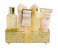 IDC Institute Подаръчен комплект Scented Gold, 4 части