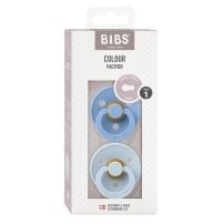 BIBS COLOUR Биберони Baby Blue Sky Blue 0-6М, 2 бр.