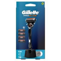 GILLETTE Proglide Система за бръснене + 4 резервни ножчета + стойка