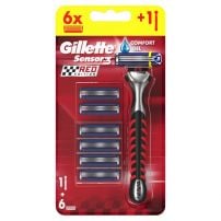 GILLETTE Sensor Red Система за бръснене + 6 резервни ножчета