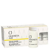 OLIOSETA FILLER Re-Charge Fluid Кутия филър ампули за възстановяване и ламиниране на косата,10 бр х 15 мл