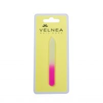 VELNEA NAILCARE Стъклена пила за нокти Розова, 1бр