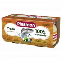 PLASMON РИБНО МЕНЮ ПЪСТЪРВА С КАРТОФИ, 6+м