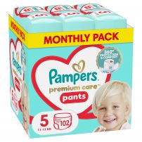 PAMPERS Premium Care Пелени-гащички Размер 5, 12-17 kg, 102 бр.