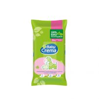 BABY CREMA Влажни кърпи Биоразградими с Алое Вера и Пантенол 24 бр