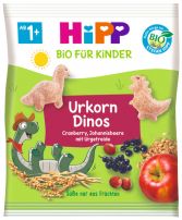 HIPP Снакс с плодове Динозаври 1+ год. 30 г