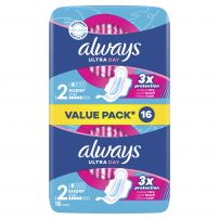 ALWAYS Дамски превръзки Always Ultra Super Extra, 16 бр