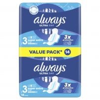 ALWAYS Дамски превръзки Always Ultra Super Extra, 14 бр