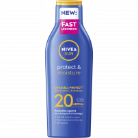 NIVEA SUN Хидратиращ слънцезащитен лосион SPF 20, 200 мл.