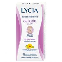 LYCIA DELICATE Ленти за депилация на тяло за чувствителна кожа, 20 бр
