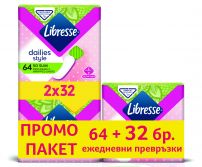 LIBRESSE PROMO ЕЖЕДНЕВНИ ПРЕВРЪЗКИ СО СЛИМ 64+32 БРОЯ
