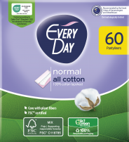 EVERYDAY ALL COTTON Ежедневни превръзки, 40+20 бр.