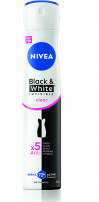 NIVEA INVISIBLE ON BLACK & WHITE CLEAR Део спрей дамски, 200 мл