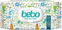 BEBO Влажни кърпички Sensitive, 80бр