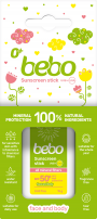 БЕБО Слънцезащитен минерален стик за деца SPF 50+ 15г