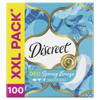 DISCREET DEO SPRING BREEZE Ежедневни превръзки, 100 бр.