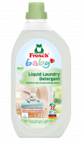 FROSCH BABY Течен перилен препарат за бебешки дрехи за 22 пранета, 1.5 л.