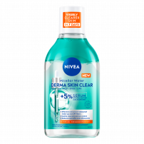 NIVEA DERMA SKIN CLEAR Мицеларна вода със серум, за кожа склонна към акне, 400мл.
