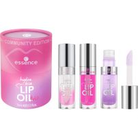 ESSENCE HYDRA KISS LIP OIL TRIO Комплект олио за устни 01