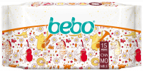 BEBO Мокри кърпички с екстракт от лайка, 15бр