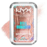 NYX PROFESSIONAL MAKEUP BRIDGERTON ROYAL IRIDESCENT PEACH Хайлайтър 01